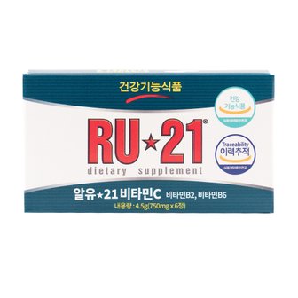 메디위 알유21 RU21 비타민C 750mg x 6정 1갑