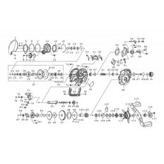 다이와 (DAIWA) 정품 부품 21 질리온 SV TW 1000H 핸들 노브 부품 번호 202 부품 코드 1H1711