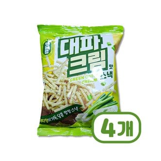  맛슐랭 대파크림맛스낵 봉지스낵 60g x 4개