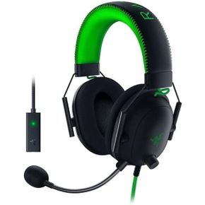 일본 레이저 헤드셋 Razer 블랙Shark V2 유선 게이밍 이어 USB 사운드 카드 특별판 RZ0403230200