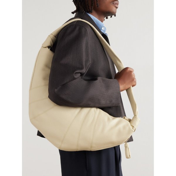 크로아상 라지 패널 풀그레인 가죽 메신저백 46376663162912113