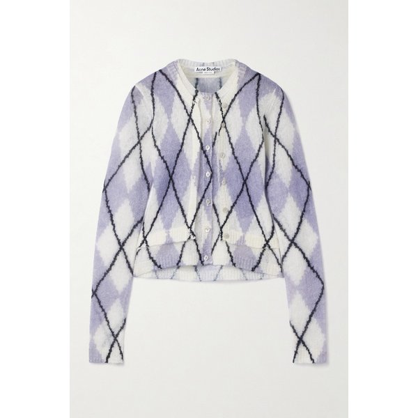 레이어드 아가일 모헤어 블렌드 스웨터 46376663162871097