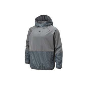 미즈노 가볍고 보온성이 뛰어난 반집업 플리스 후드 풀오버 FLEECE HOOD PULLOVER_32YC362206