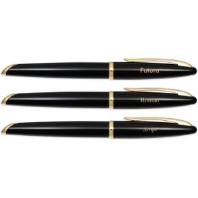 독일 워터맨 만년필 1819304 Waterman Carene Personalised Engraved Fountain Pen 블랙 Sea Gol