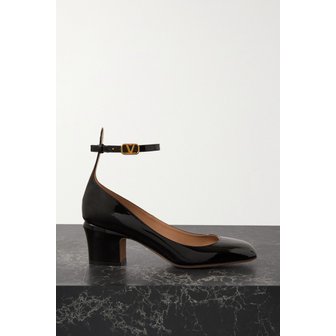 발렌티노 가라바니 탱고 페이턴트 가죽 펌프스 60mm 블랙