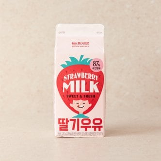 노브랜드 딸기우유 250ml