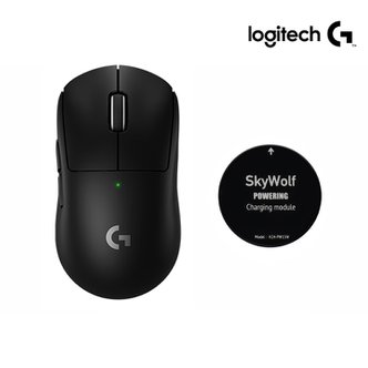 Logitech 로지텍 G PRO X SUPERLIGHT2 슈퍼라이트2 무선 게이밍 마우스+스카이 울프 파워링 충전모듈