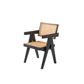 [Cassina 재고보유] Capitol Complex Office Chair (Vienna Straw/Black Stained Oak)