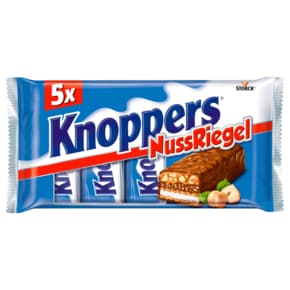 노퍼스 Knoppers 헤이즐넛 카라멜 밀크 초콜릿 바 5개입 200g