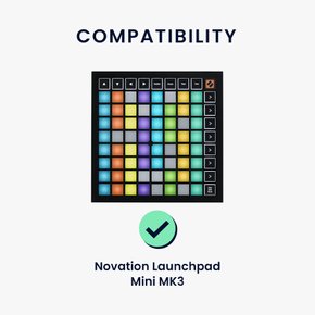 kwmobile 노베이션 런치패드 미니 MK3 - MIDI 호환: 케이스 컨트롤러, 가볍고 충격에 강함