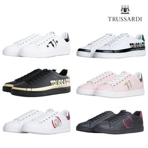 스니커즈 신발 77A00174-611 TRUSSARDI JEANS SNEAKER SYNTHETIC PATCH LOGO WITH ST