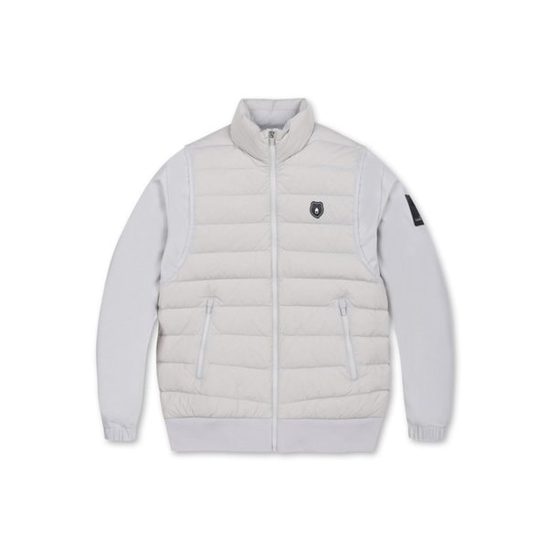 (MEN) Down Hybrid Full Zip-up(Grey)_G4UAW24811GYX