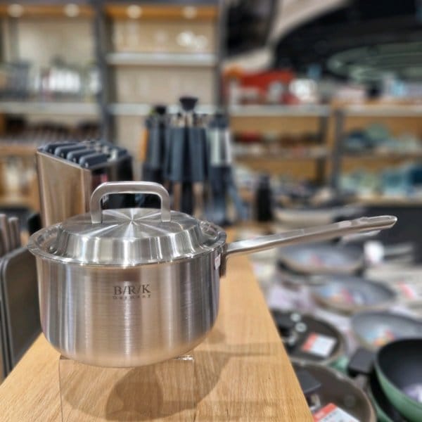 [파주점] 마스터 티타늄 통5중 316스텐 편수 냄비 18cm 인덕션 겸용