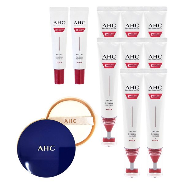 [최신상] AHC 아이크림 시즌14 풀 리프트 T괄사 리프팅 40ml 8개+12ml 2개+로얄셀쿠션본품리필