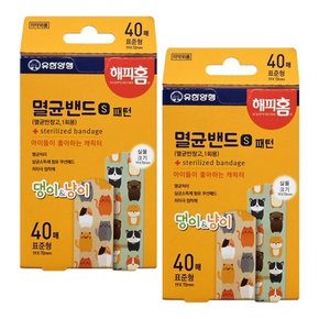 멸균밴드 에스 패턴 표준형 40매 X 2개