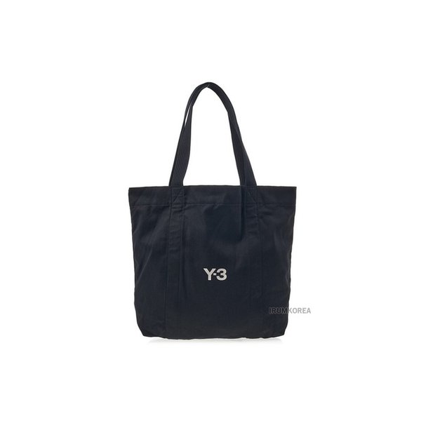SS25 공용 캔버스 토트백 JJ3957 BLACK TALC