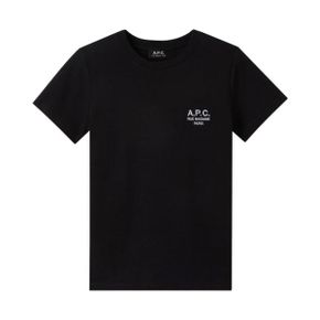 . (W) 아페쎄 데니스 티셔츠 블랙