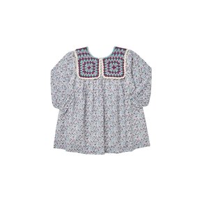 GRI-W23-S0221 (Warise) 와리스 플로럴 크로셰 아동 원피스