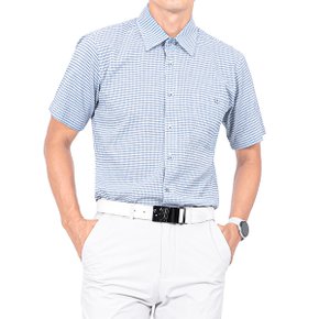 [JEAN PIERRE] 쟌피엘 남성 시어서커 체크 반팔 남방셔츠