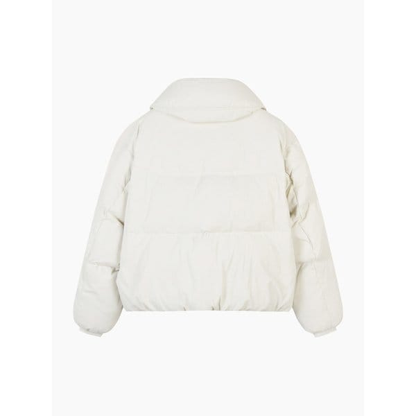 아웃 포켓 셔츠형 패딩 점퍼_SAPDE1561IV