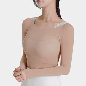 골프 크롭 이너웨어 여성 냉감 기능성 티셔츠 자외선차단 볼레로