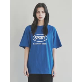 T1002 W SIMPLE LOGO T-SHIRT_BLUE