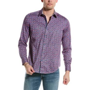 이스퀘어 4696713 Robert Graham Golden Horn Shirt