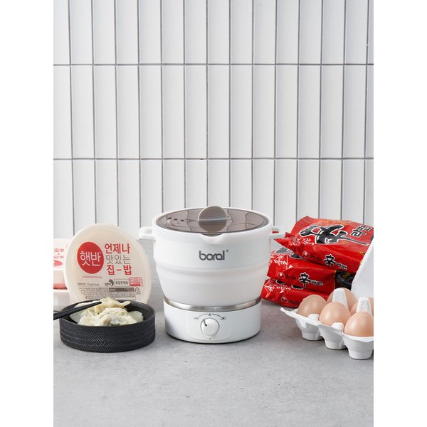 [BEST/26년형] 지티스 접이식 전기포트 햇반데우기 캠핑용 라면쿠커 여행용