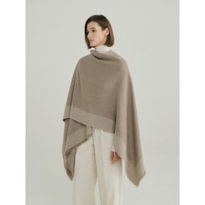 Royal Baby Alpaca Cape - Taupe/Beige