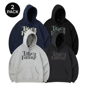 [2PACK] Take It Funny 오버 후드 (4COLOR)