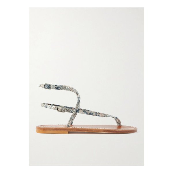 아바코 스네이크 이펙트 가죽 샌들 스네이크 프린트 46376663162859879