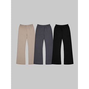 D. BASIC SEMI BOOTS CUT PANTS - 3 COLOR