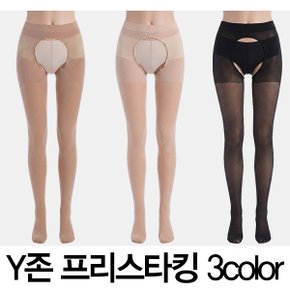여성 Y존 밑트임 고탄력 팬티 스타킹_P429483835