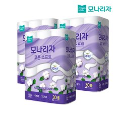 코튼소프트 3겹 휴지 30m 30롤 X 3개 (총90개)