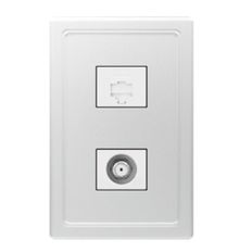 제이큐 전기 보노 실버 전화통신 인터넷 8P 1구+CATV 1방