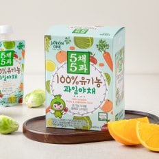 5채5과 100% 유기농 과일야채 400ml (100ml×4포)