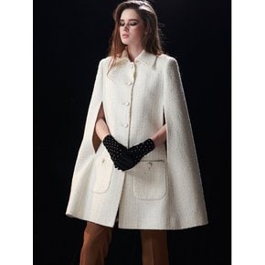 SNOW WOOL TWED COAT