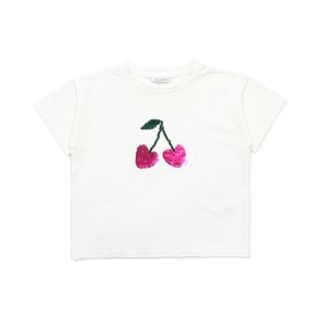 체리그래픽티셔츠 (243K5-332-54)