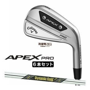 캘러웨이 2024 APEX PRO 아이언 6개 세트 다골 다이나믹골드 MID 115