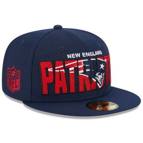 뉴잉글랜드 패트리어츠 2023 NFL 드래프트 59FIFTY 피티드 햇 모자 - 네이비 9142006