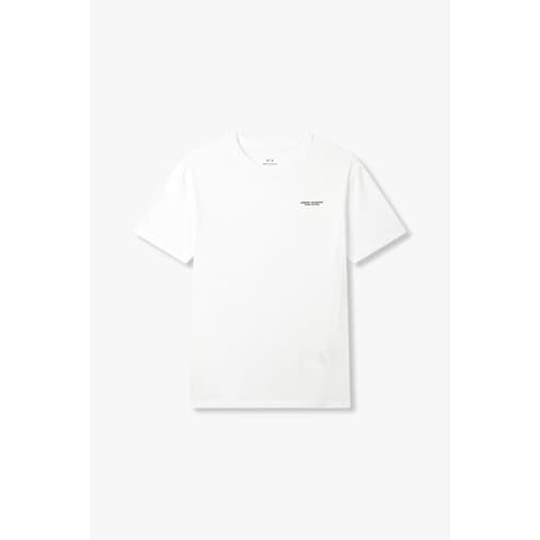 ARMANI EXCHANGE AX남성 로고 프린트 코튼 티셔츠A415130100화이트