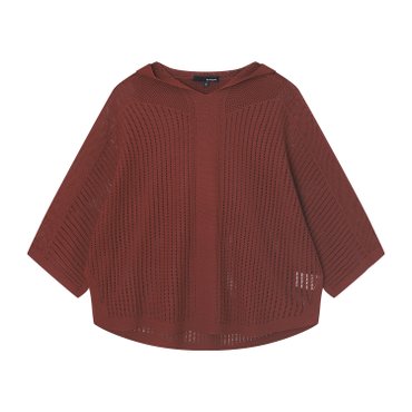 보니스팍스 린넨 혼방 후드 니트 (B1G22KPO660)