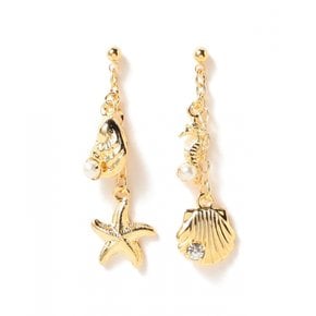Ray 빔즈 sea 모티프 피어스