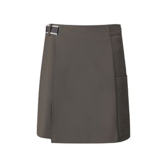 BOSS GOLF 보스골프 하프벨트 포인트 랩 스커트 WOMAN OLIVE