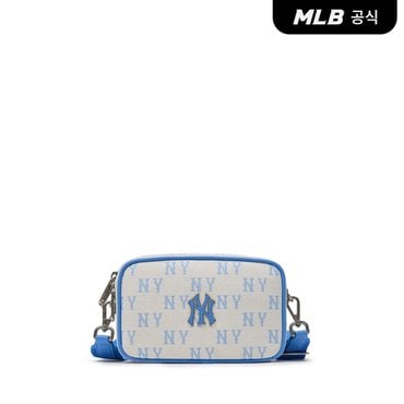 MLB [코리아공식]클래식 모노그램 자카드 미니 크로스백 (D.Skyblue)