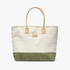 HERITAGE LEATHER CO 토트백 DAY TOTE BAG (SUEDE BOTTOM) OLIVE HGC2M80001