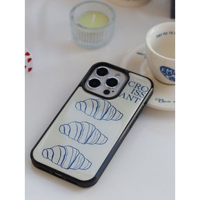 Croissant blue phone case