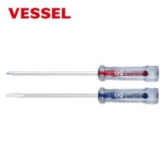 베셀 VESSEL 드라이버 6900 십자 0x75mm(+) 크리스탈 라인 칼라 정밀드라이버