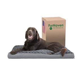 미국 퍼헤이븐 매트리스 Furhaven Pillow Dog Bed for Large/Medium Dogs w/ Removable Washable