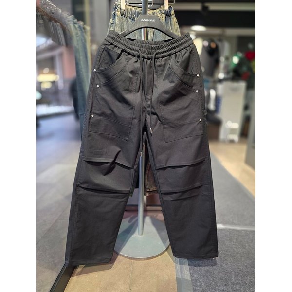 [시흥점] 26 듀얼아웃포켓 카펜더 스트링팬츠(블랙)/JHZZ80103BK